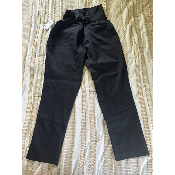 A:Glow Women's Maternity Black Luxe Ankle Dress Pants Size XL Regular - NWT - Picture 2 of 8